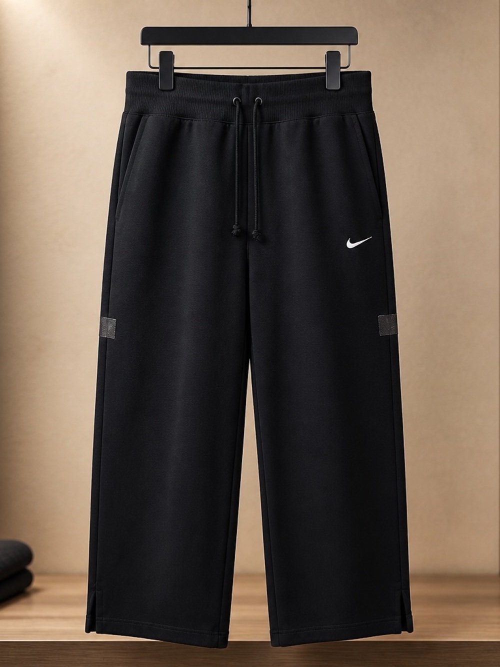 Nike Black Sweatshirt with White Logo Tag size XXL wide